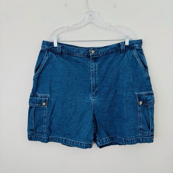 Basic Editions Y2K Blue Denim Shorts Men’s Size 42 - Picture 1 of 7